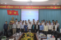 Working with the delegation of the Department of Education and Sports of Attapeu province and Champasak province (Laos) and receiving 13 Lao students
