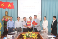 Signing the cooperation agreement with Vinpearl Joint Stock Company - Nha Trang Branch 