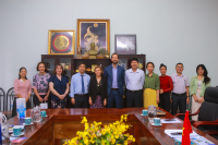 Nha Trang University welcomed the delegation from the Australian Embassy in Vietnam