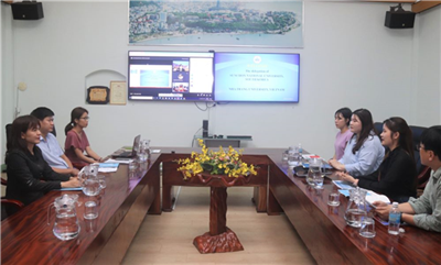 The meeting with the delegation from Sunchon National University (Korea)