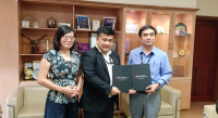 Signing a cooperation agreement with INTI International University (Malaysia)