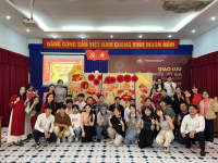 Nha Trang University organized a cultural exchange event for international students and foreigners on the traditional Tet holiday